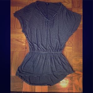 Long striped shirt